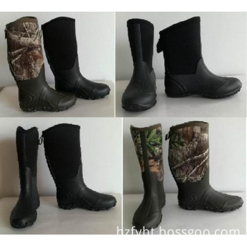 Man Camo Neoprene Boot,PVC/TPR/TPE Camo Neoprene Boots,Waterproof Male Neoprene Boots,Hunting Boots,Male Neoprene Camo boot